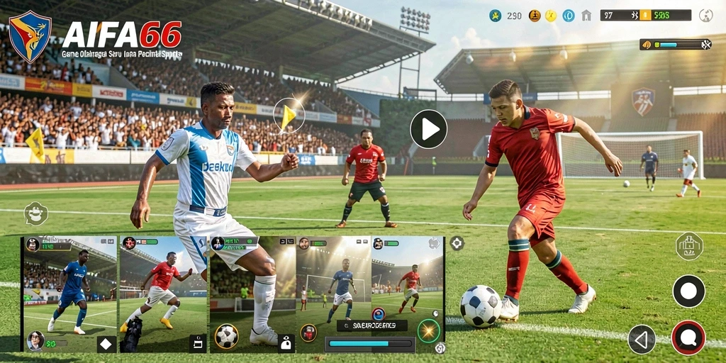 Tampilan menarik dari gameplay seru AIFA66 yang mendebarkan.