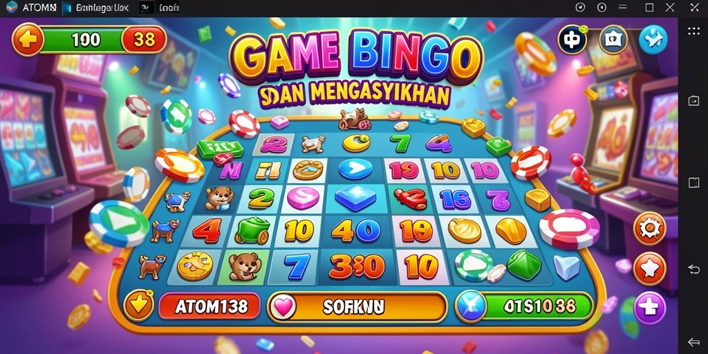 Tangkapan layar gameplay ATOM138 yang penuh warna dan menegangkan.