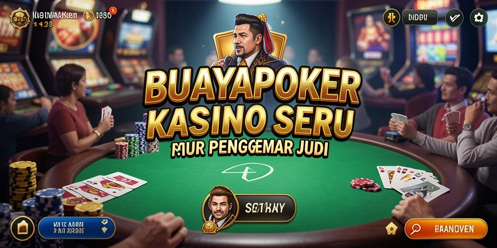 Tampilan gameplay BUAYAPOKER yang menawan dan menarik.