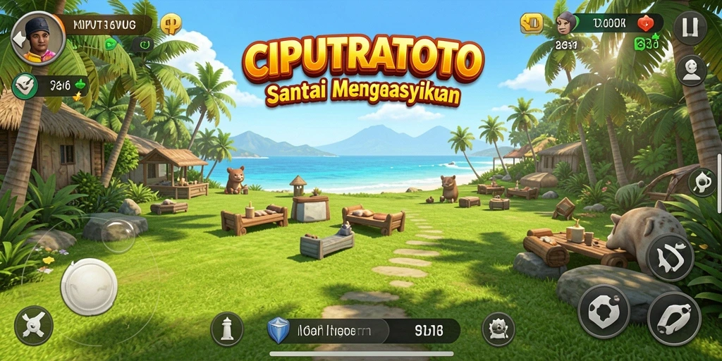 Gameplay CIPUTRATOTO yang seru dan penuh warna.