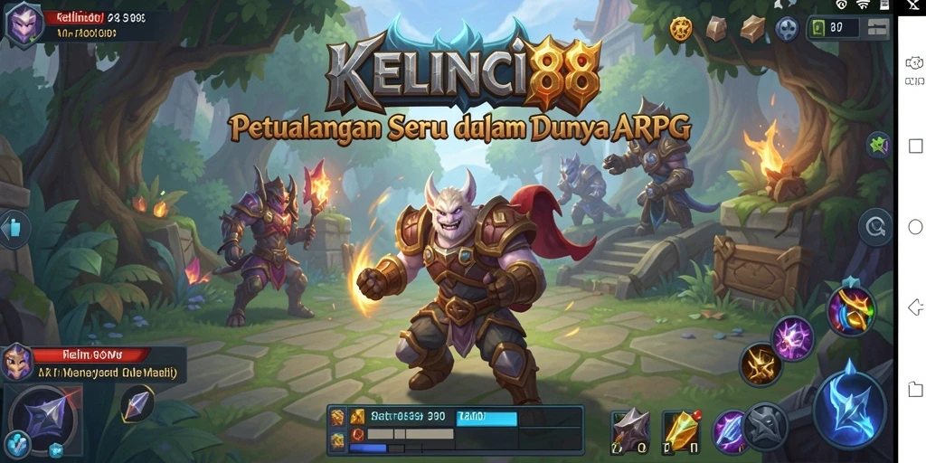 Gameplay seru KELINCI88 menampilkan pertempuran yang menegangkan dan eksplorasi yang mendalam.