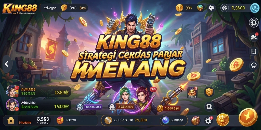 Tampilan gameplay KING88 yang menakjubkan dan strategi yang mendebarkan.