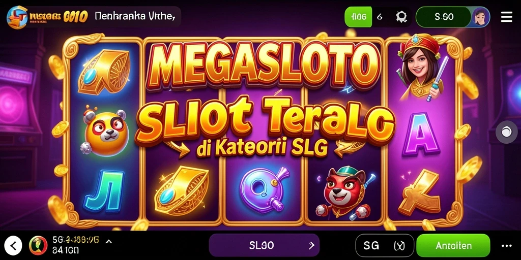 Tampilan menarik dari gameplay MEGASLOTO yang seru dan menantang.