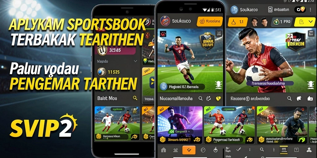 Tampilan menarik dari gameplay aplikasi Sportsbook SVIP2.