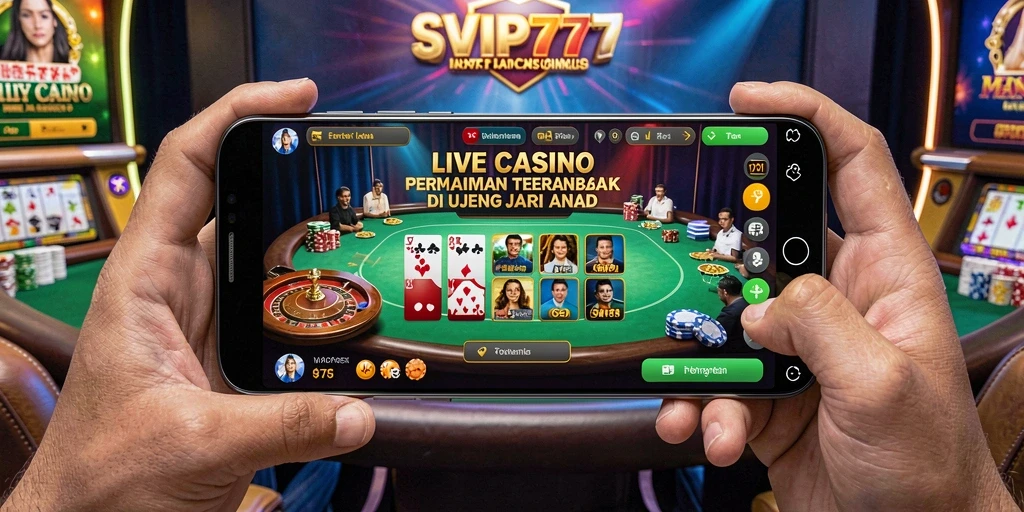Gameplay Live Casino SVIP777 yang menegangkan dan interaktif.